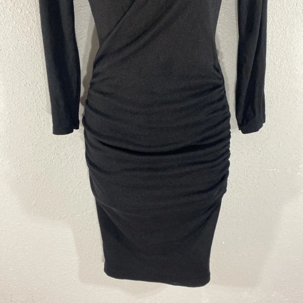Michael Stars black keyhole bodycon dress